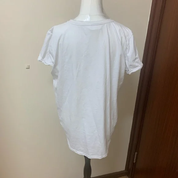 White Merci Tee - Picture 3 of 4